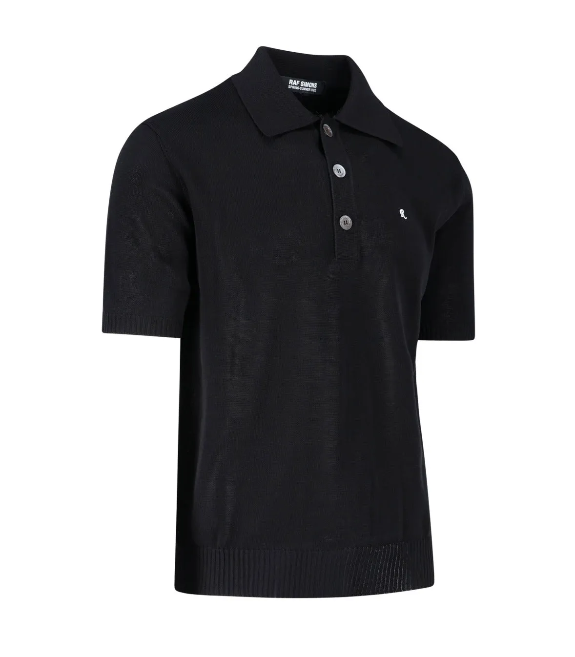 Raf Simons Fine Knitted Polo Shirt