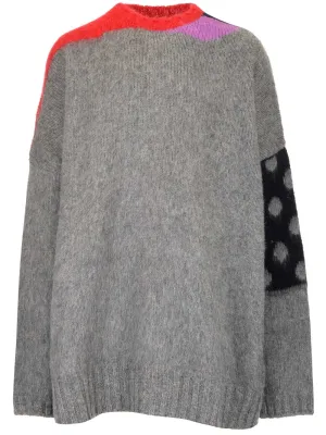 Raf Simons Oversized Crewneck Knitted Jumper