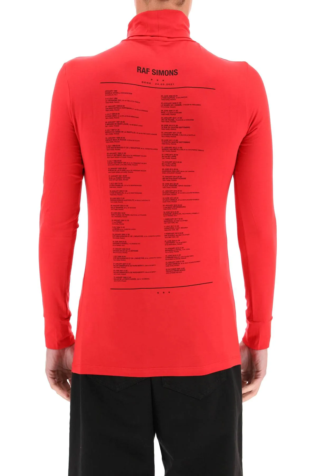 Raf Simons Tour Roll-Neck Sweater