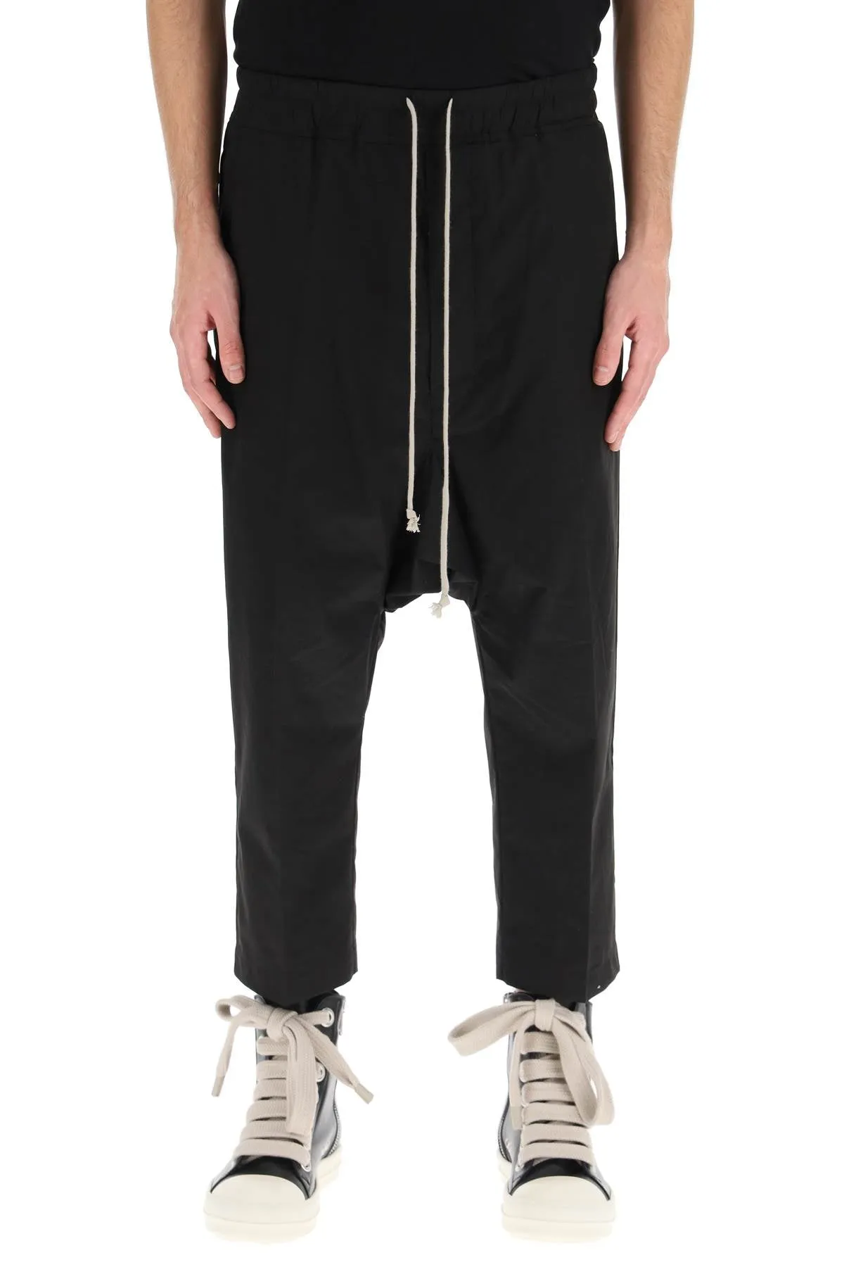 Rick Owens Drawstring Cropped Pants