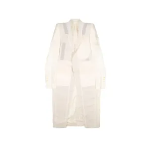 Rick Owens Panelled Buttoned Coat