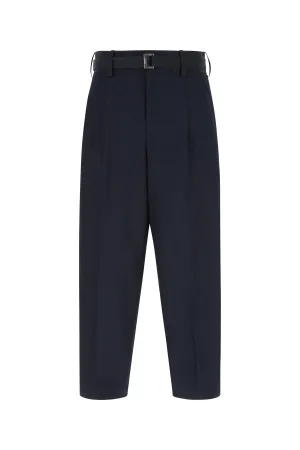 Sacai Belted Straight Leg Pants