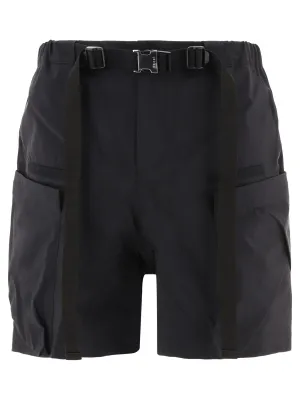 Sacai Belted-Waisted Knee-Length Shorts