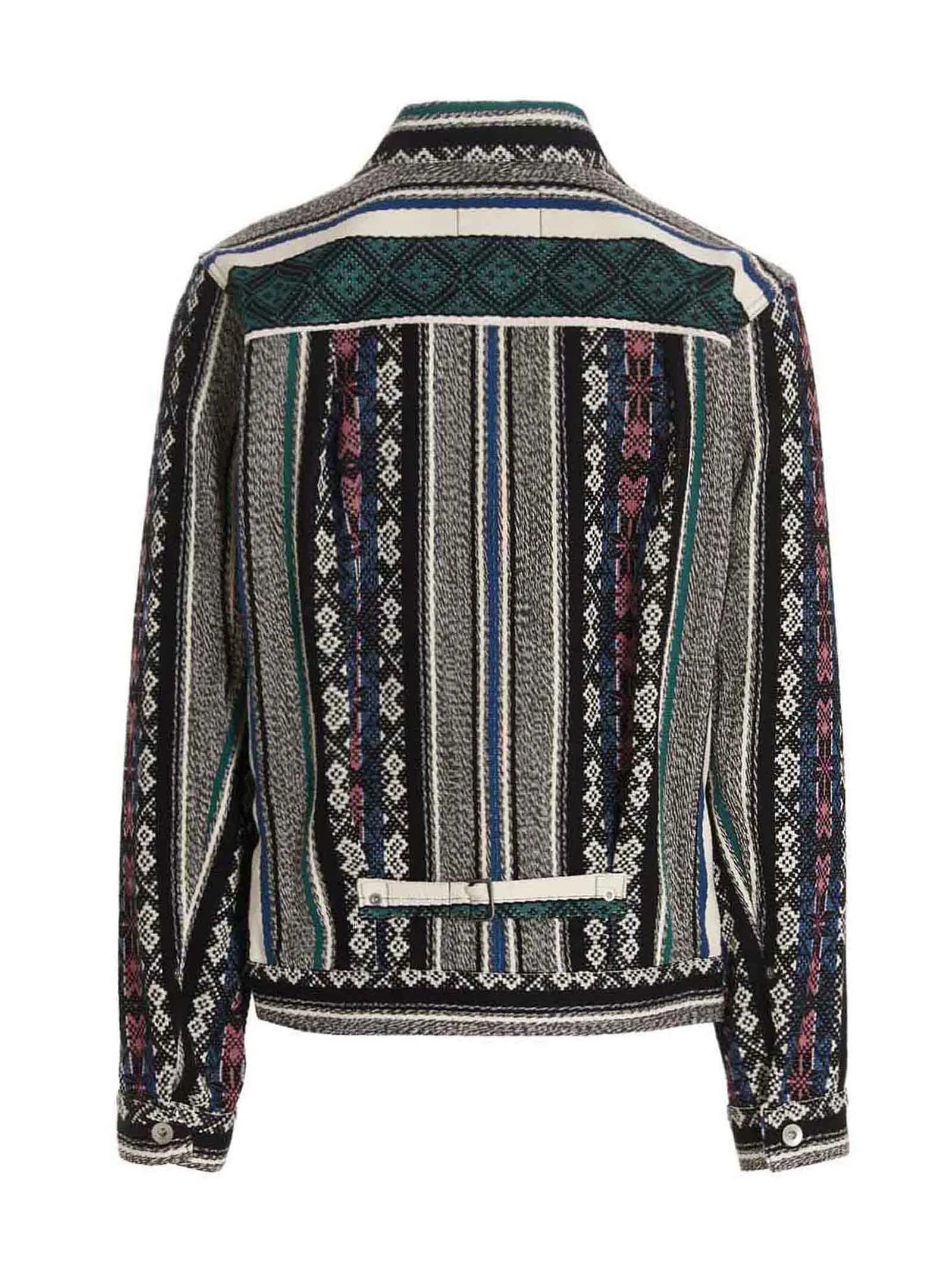 Sacai Jacquard Buttoned Jacket