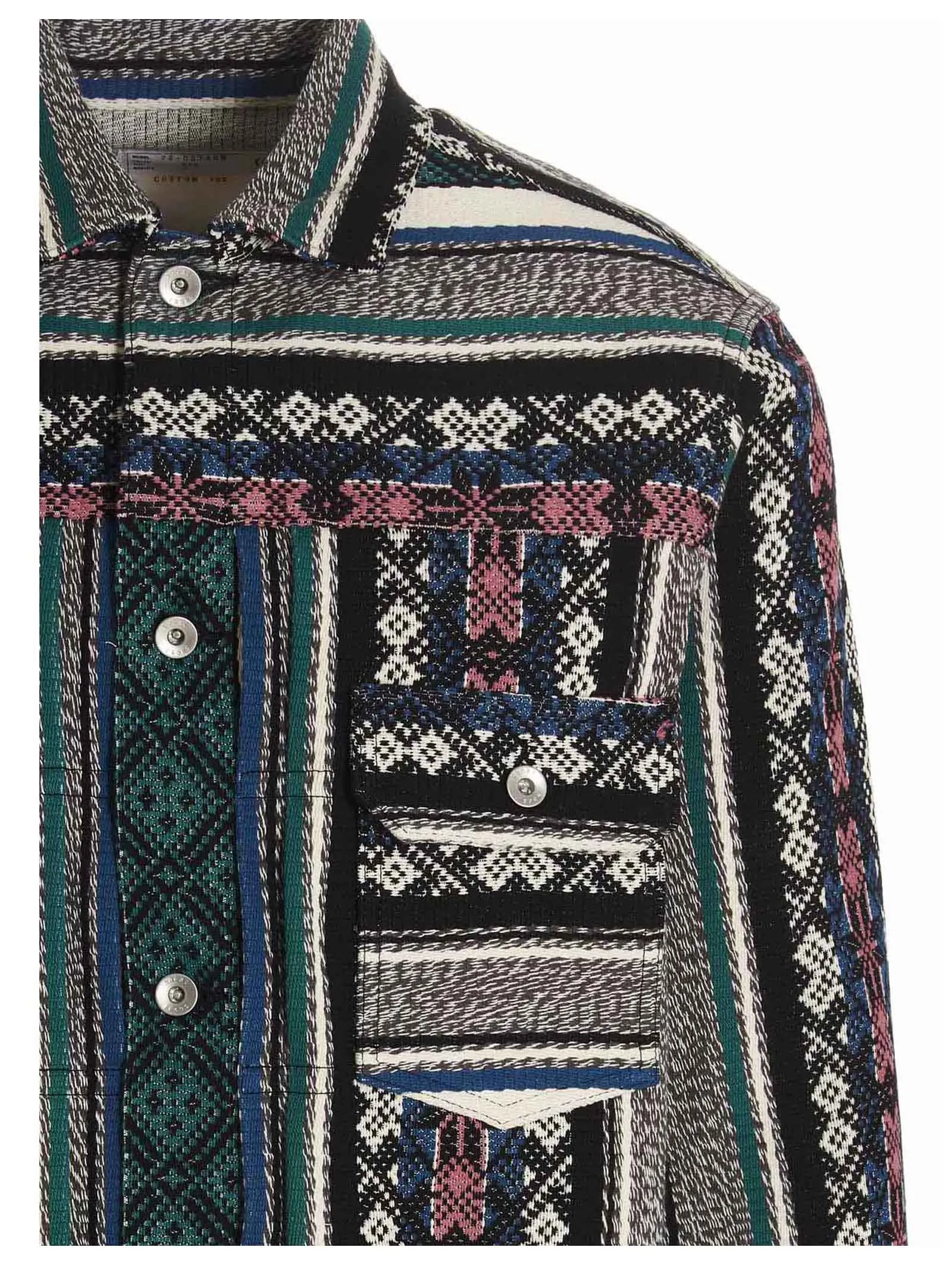 Sacai Jacquard Buttoned Jacket
