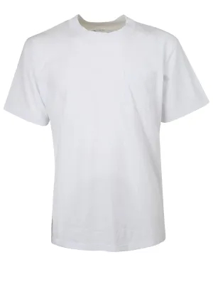 Sacai Logo Detailed Crewneck T-Shirt