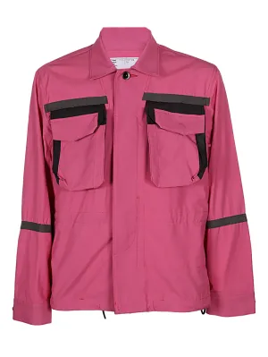 Sacai Panelled Chest Pockets Jacket