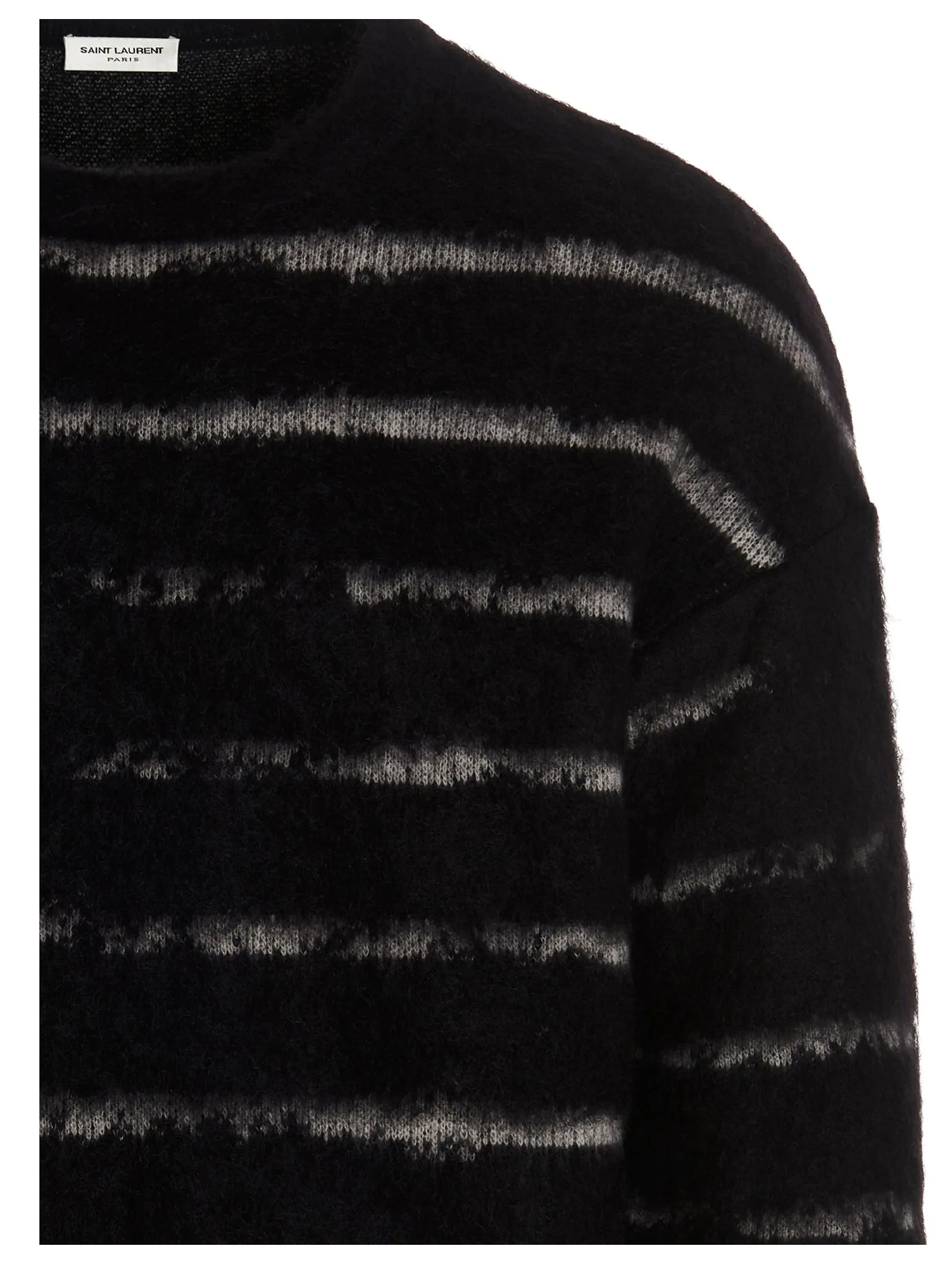 Saint Laurent Interrupted Stripe Knitted Sweater