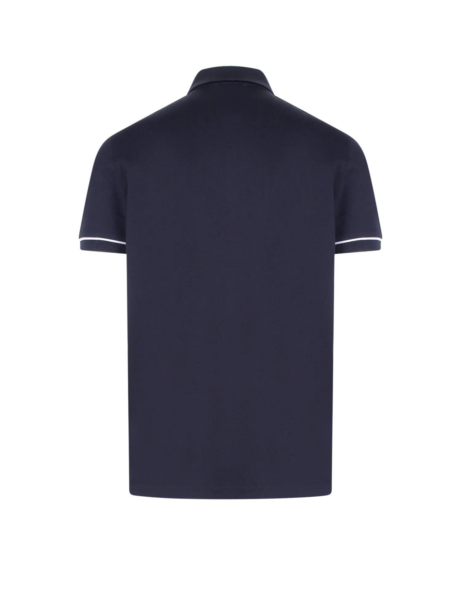 Salvatore Ferragamo Logo Embroidered Polo Shirt