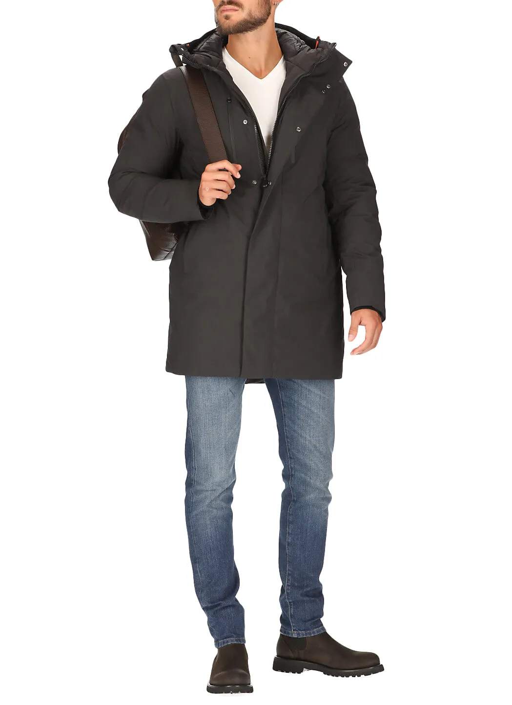 Save The Duck Drawstring Hooded Padded Coat
