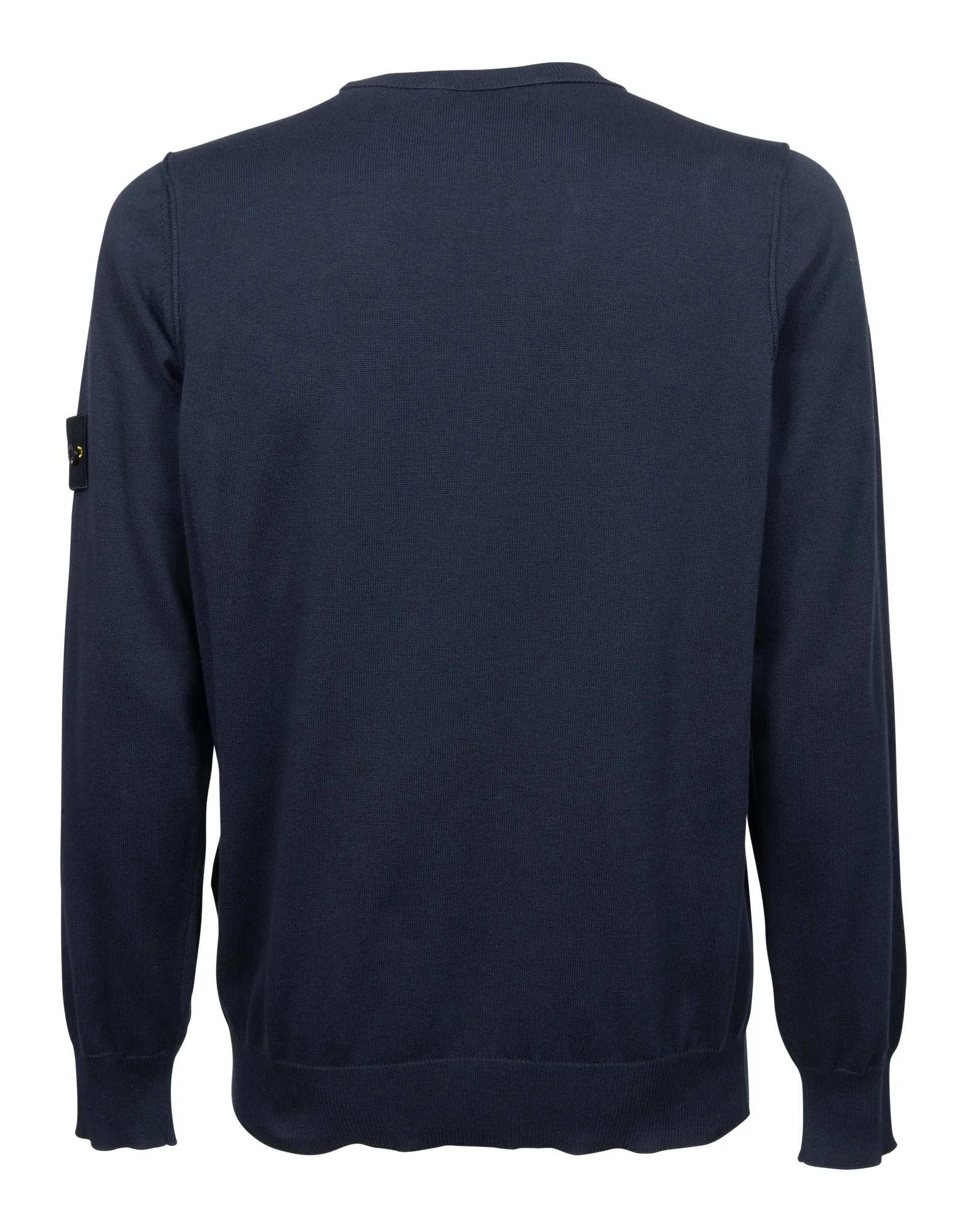 Stone Island Logo Patch Crewneck Knitted Jumper