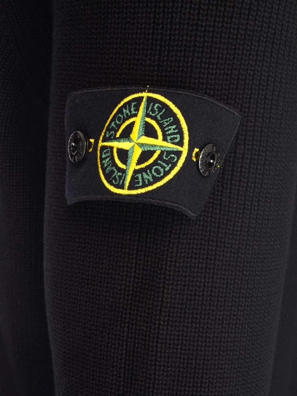Stone Island Logo Patch Knitted Jumper