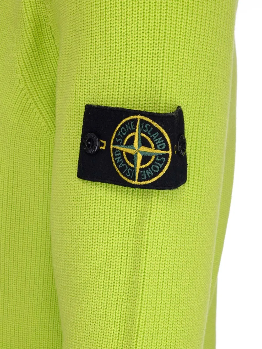 Stone Island Logo Patch Knitted Jumper