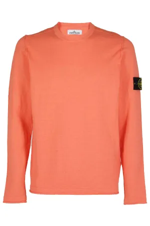 Stone Island Logo Patch Knitted Jumper
