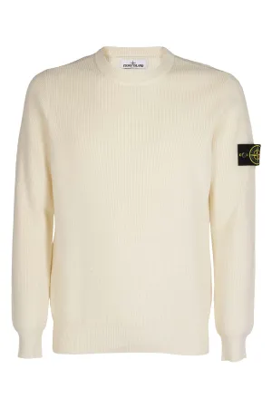 Stone Island Logo Patch Knitted Jumper
