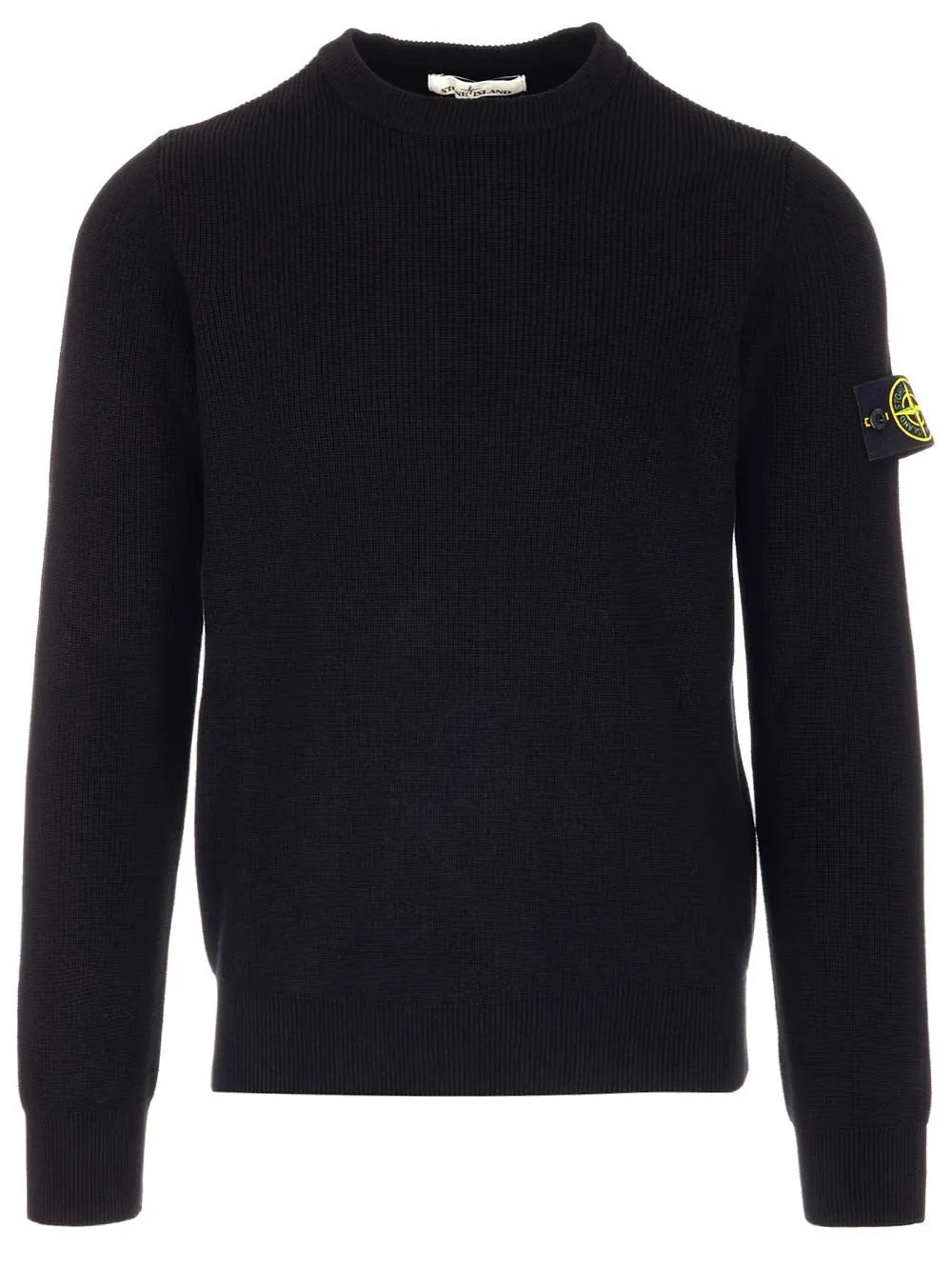 Stone Island Logo Patch Knitted Jumper