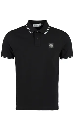 Stone Island Logo Patch Polo Shirt