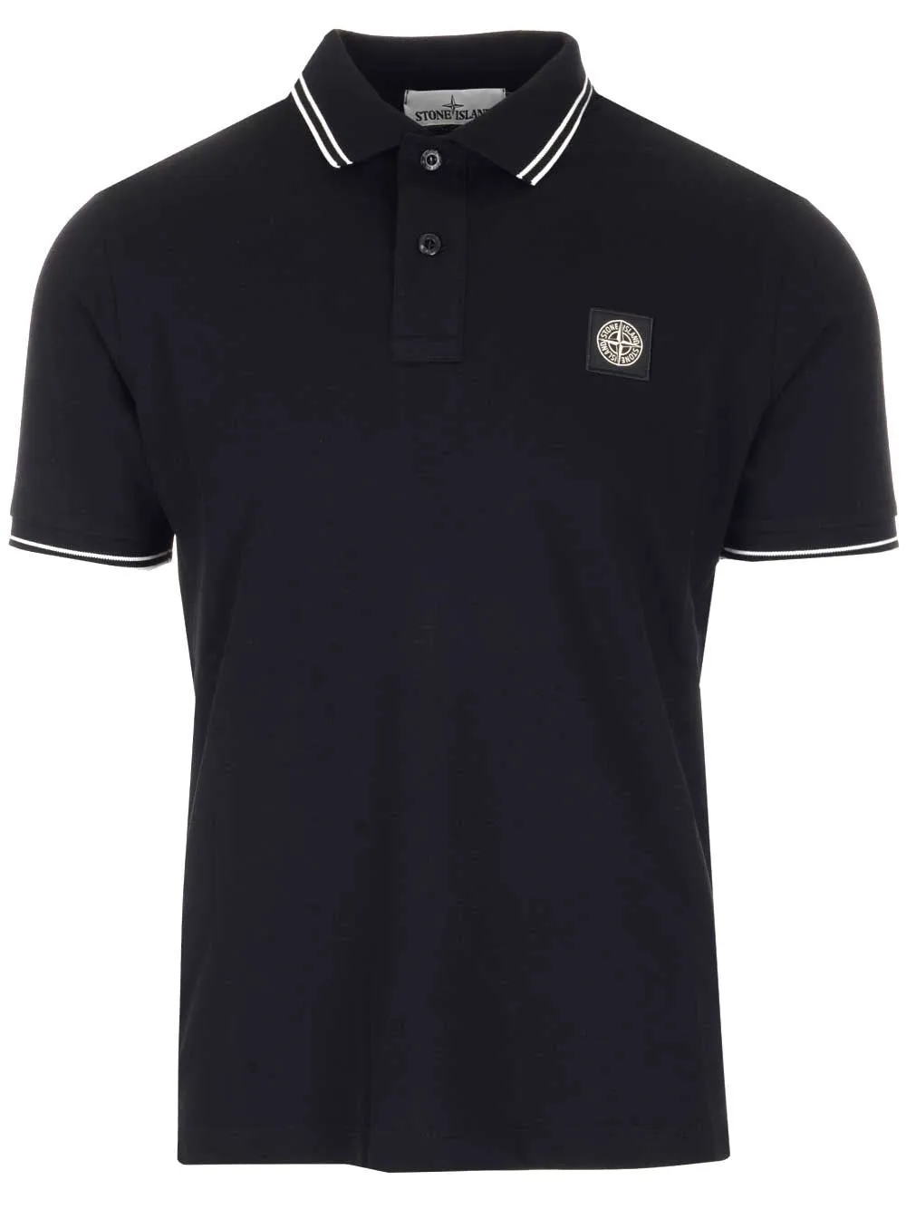 Stone Island Logo Patch Polo Shirt