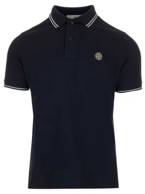 Stone Island Logo Patch Polo Shirt