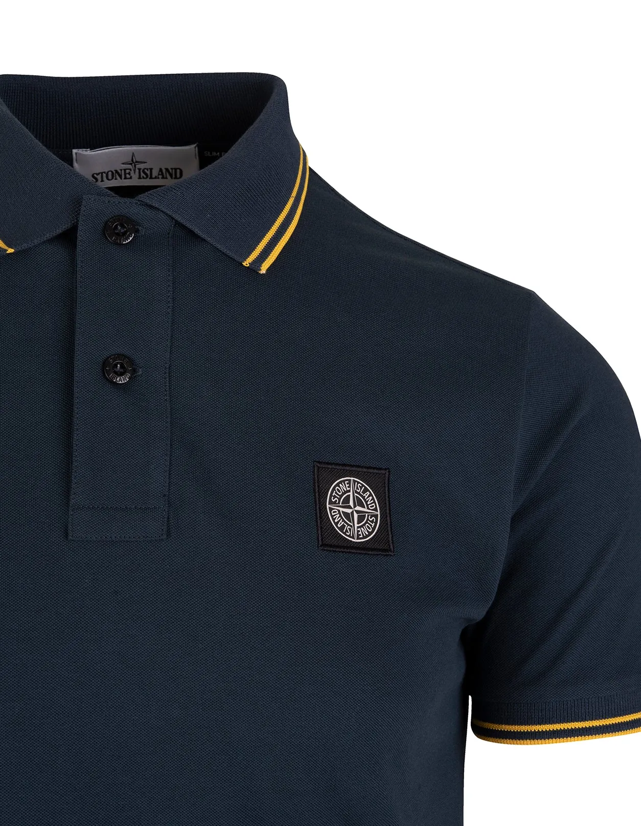 Stone Island Logo Patch Polo Shirt