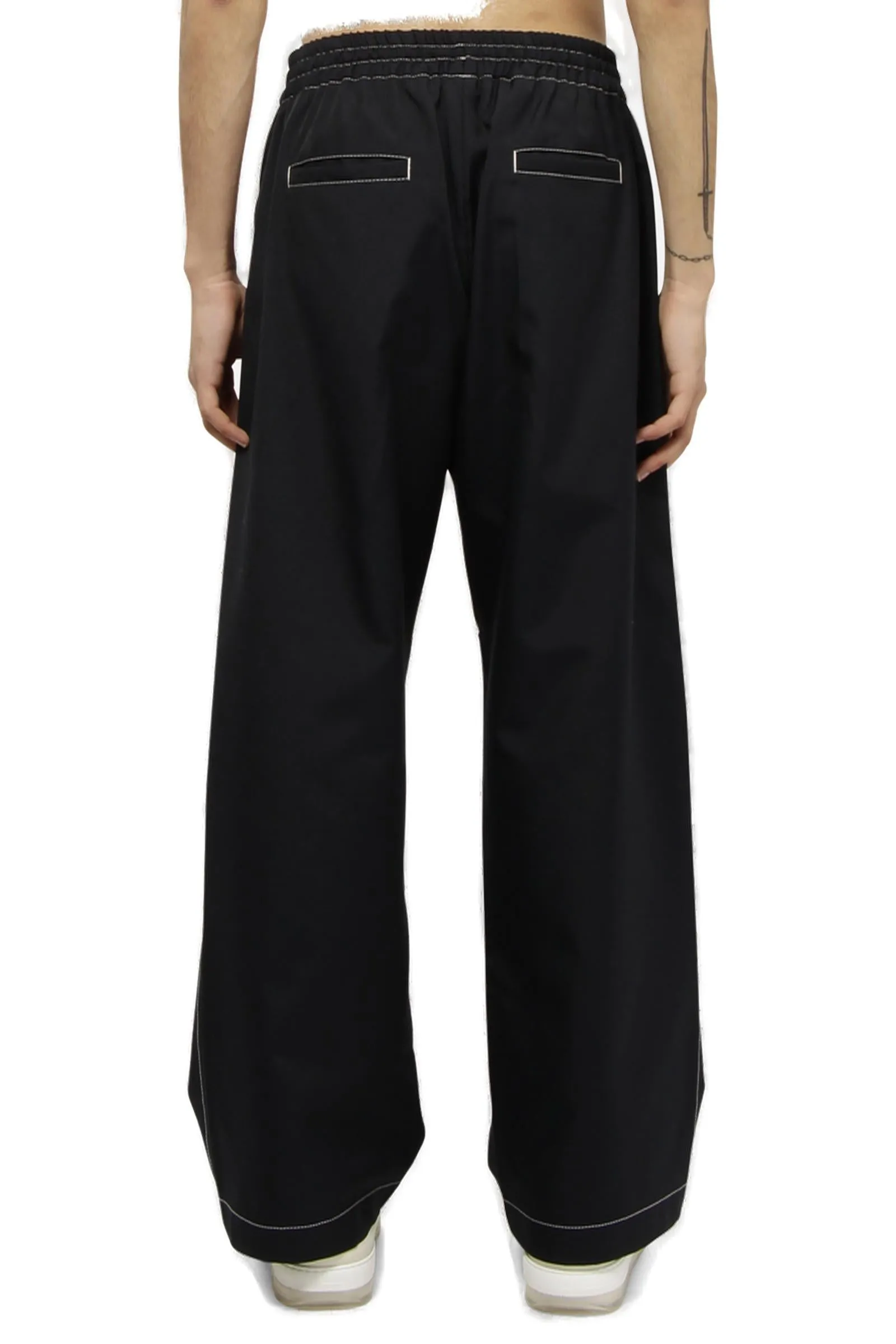 Sunnei Elasticated Drawstring Waist Track Pants