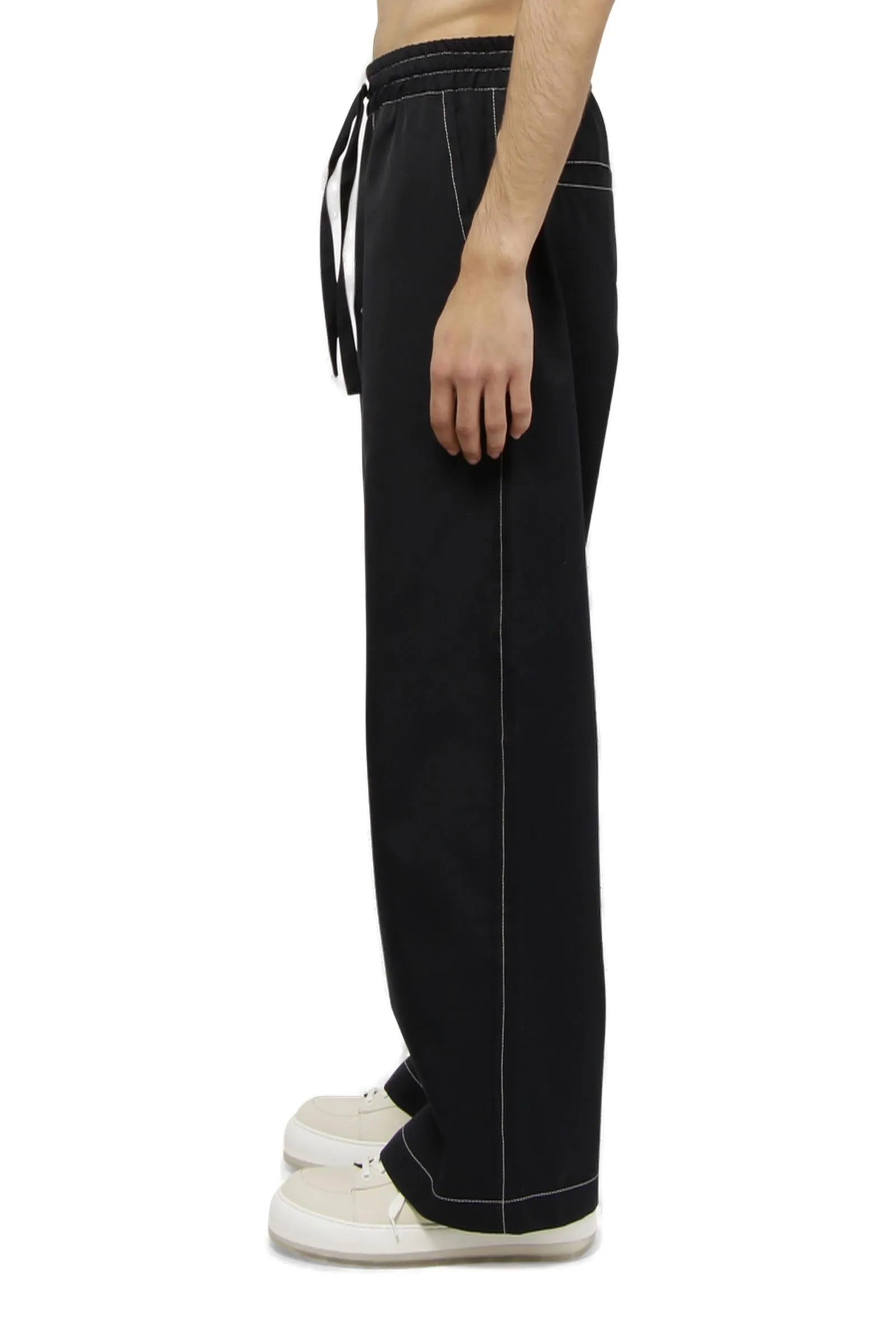 Sunnei Elasticated Drawstring Waist Track Pants