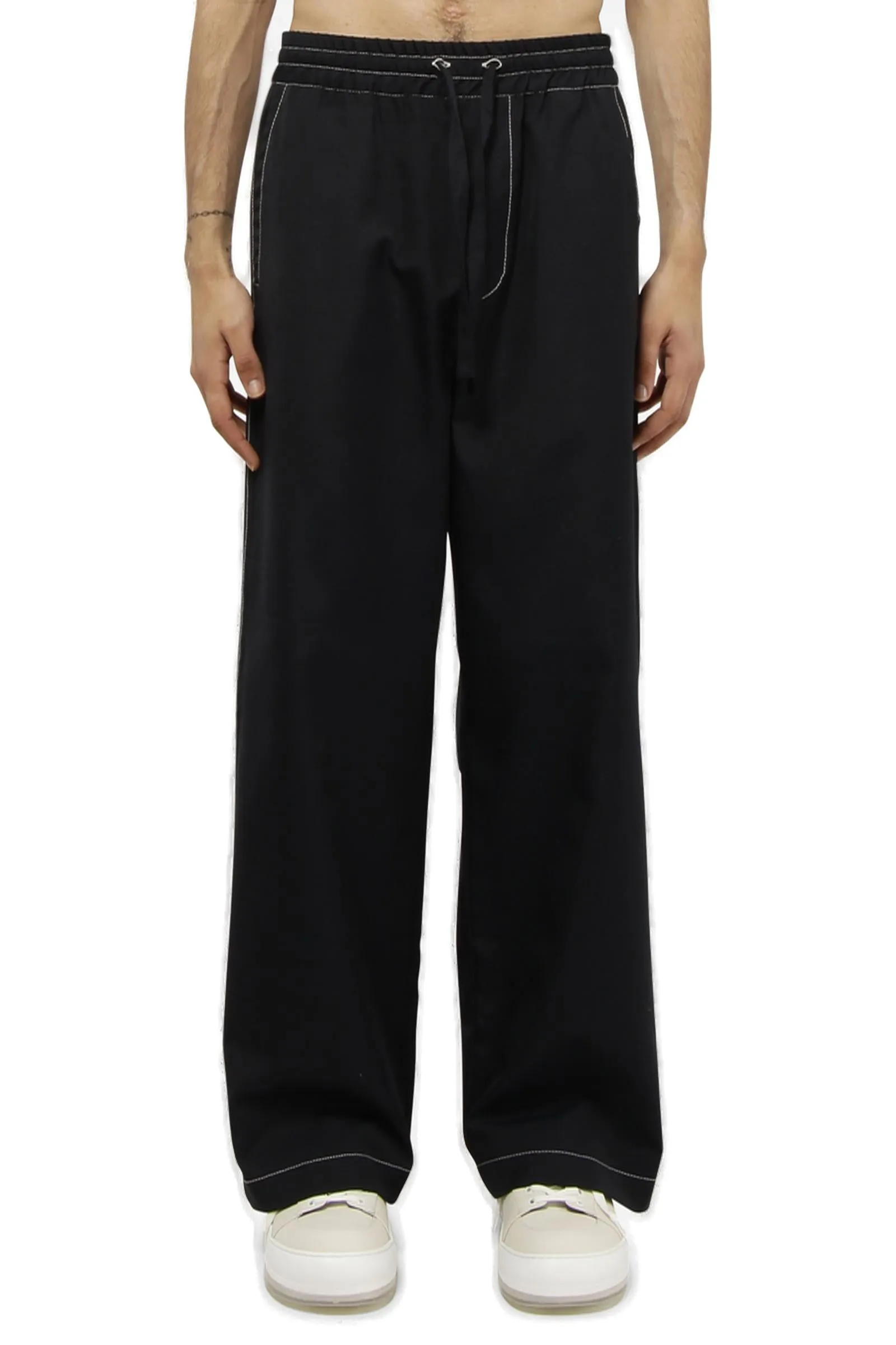 Sunnei Elasticated Drawstring Waist Track Pants