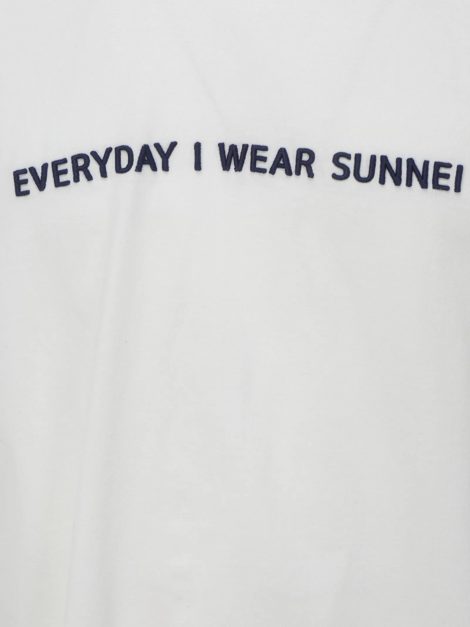 Sunnei Slogan Printed Crewneck T-Shirt