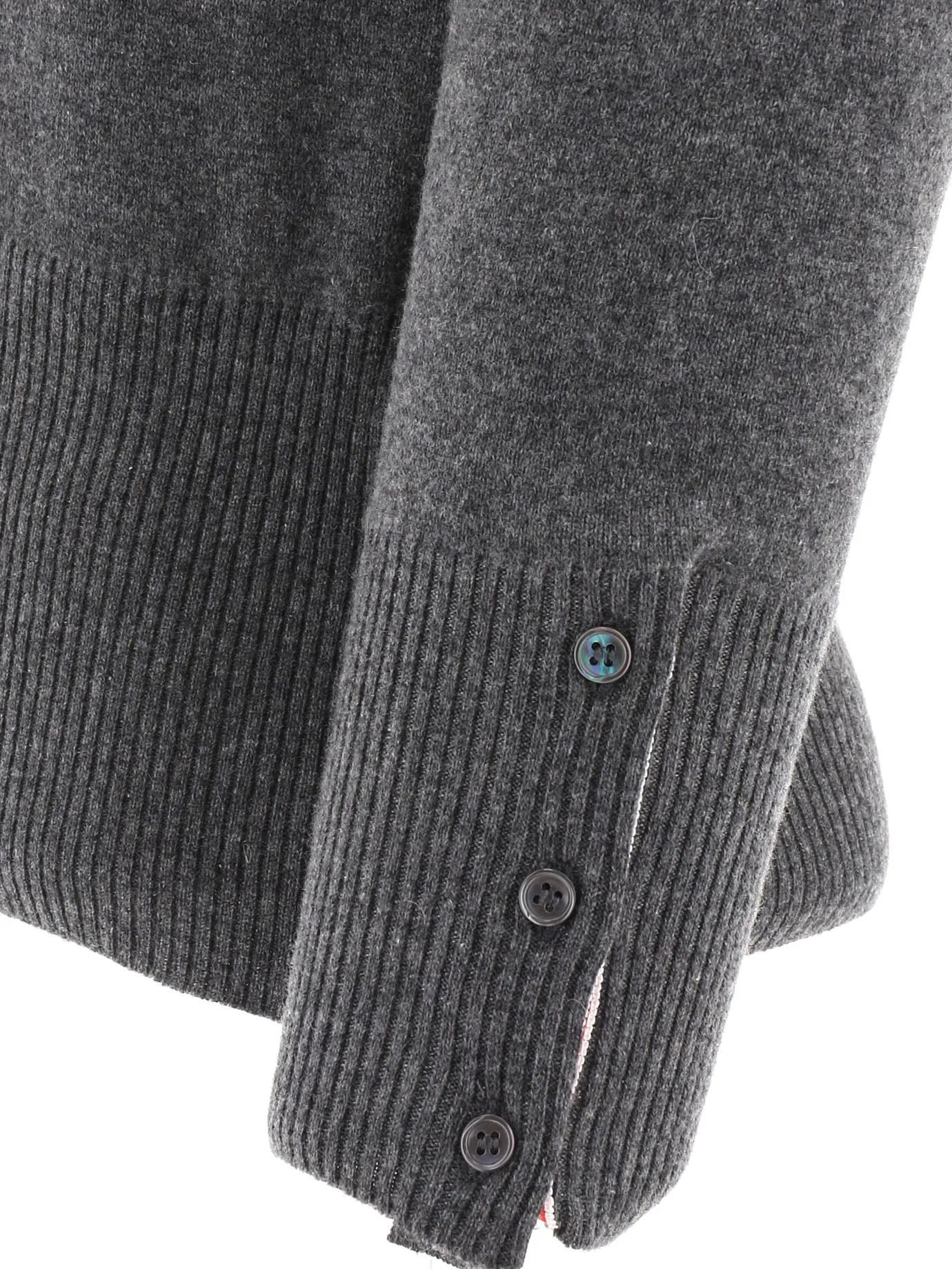 Thom Browne 4-Bar Fitted Sweater