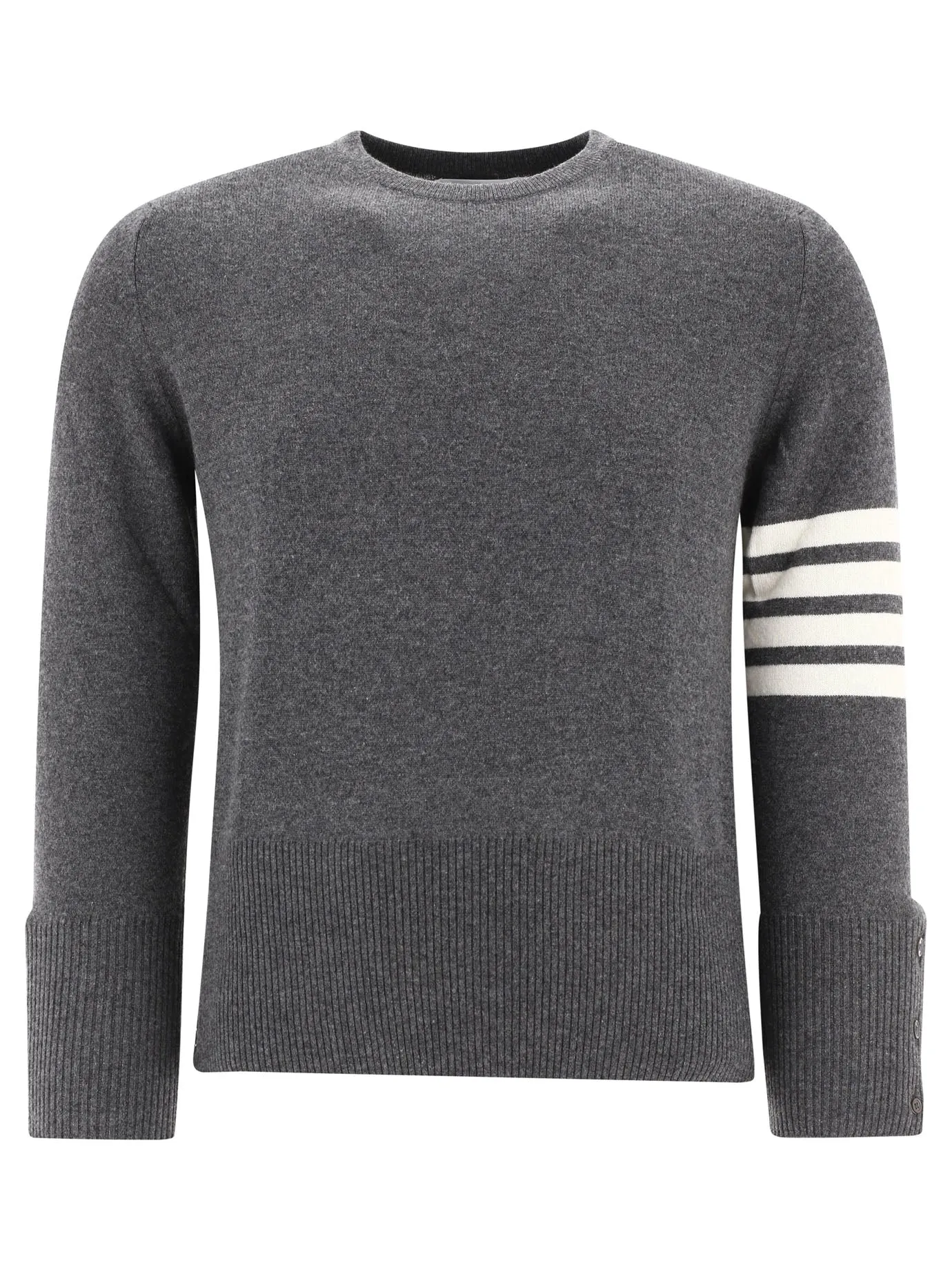 Thom Browne 4-Bar Fitted Sweater