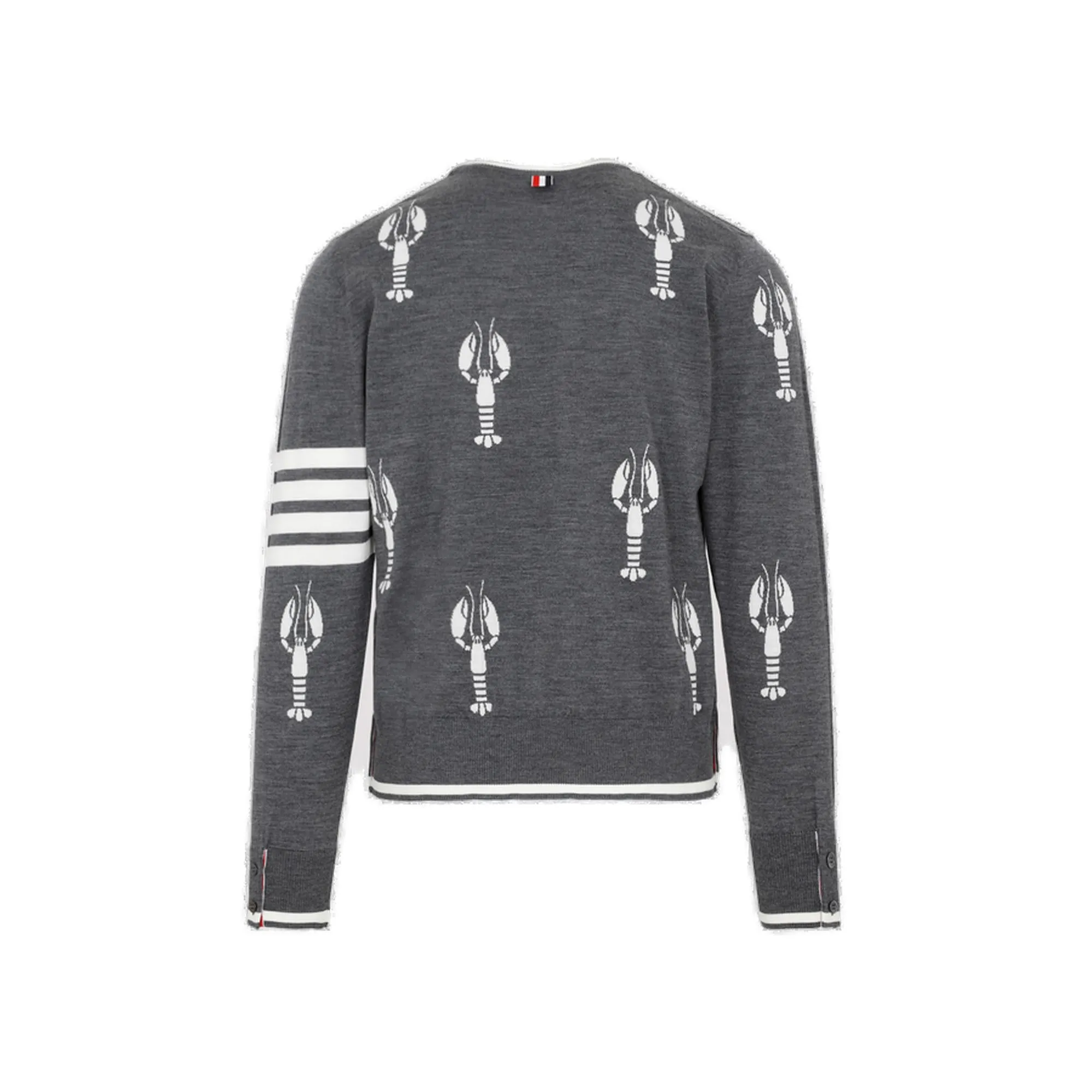 Thom Browne Lobster-Detailed Crewneck Sweater