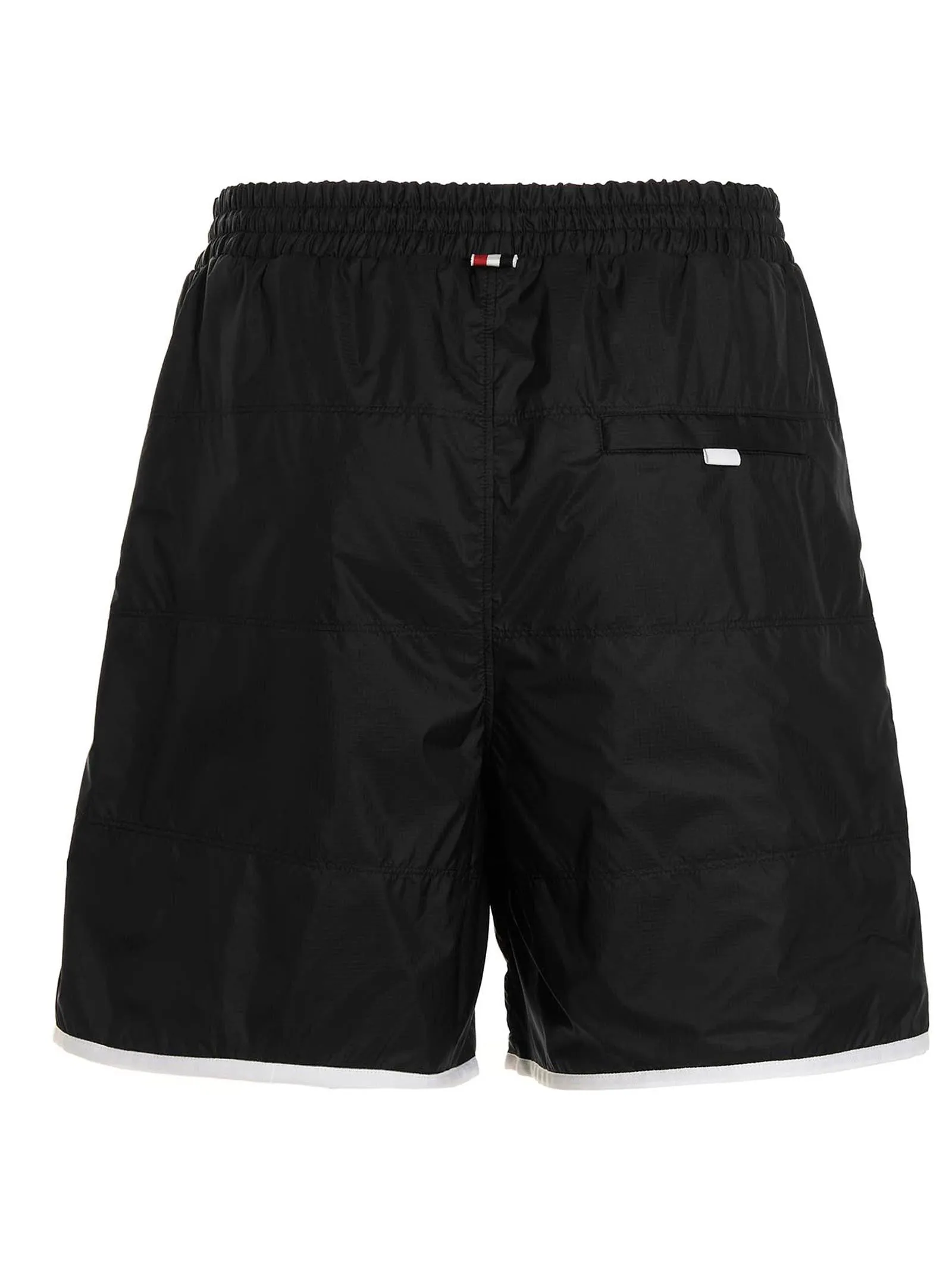 Thom Browne Logo Patch Drawstring Shorts