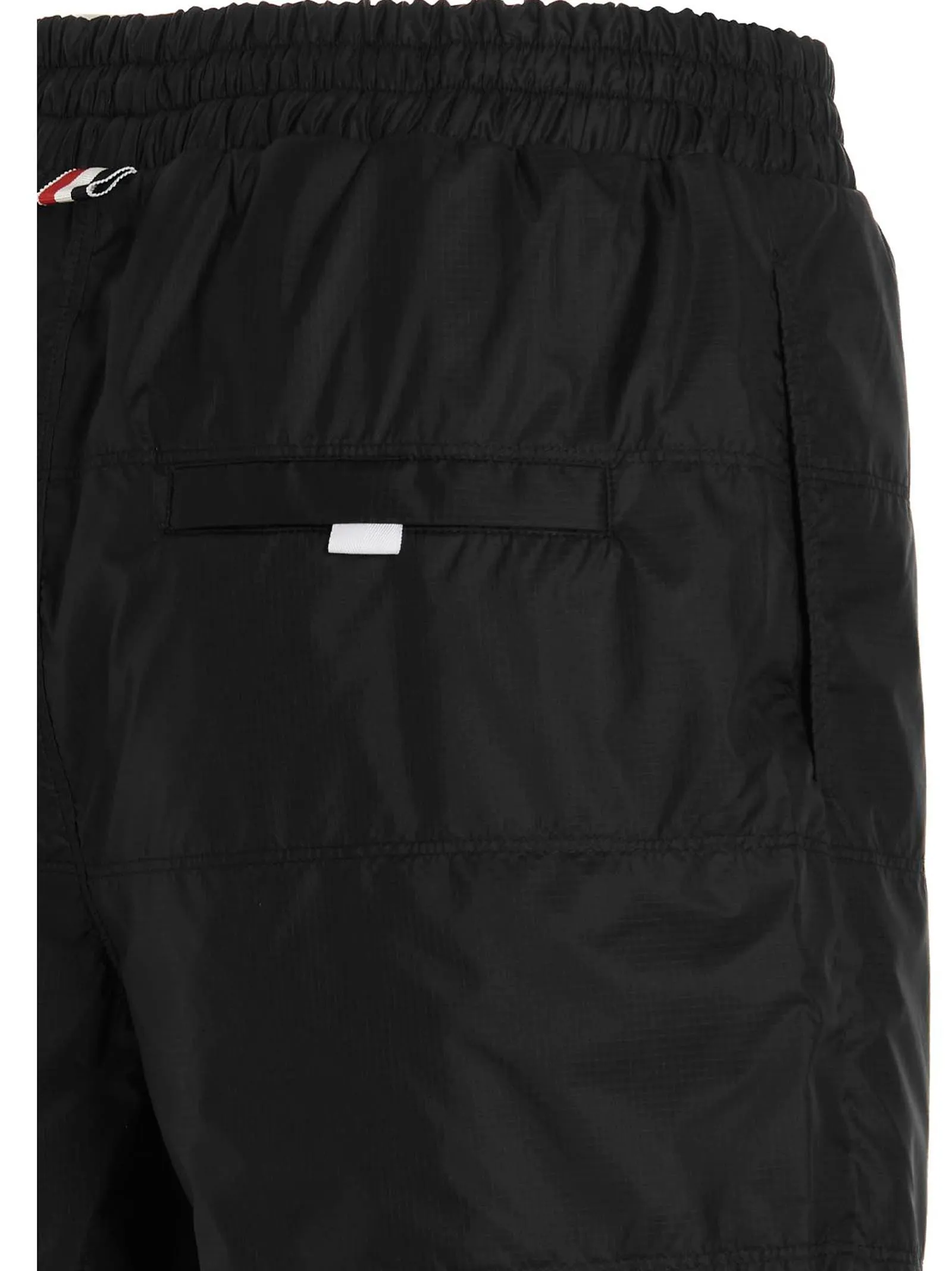 Thom Browne Logo Patch Drawstring Shorts