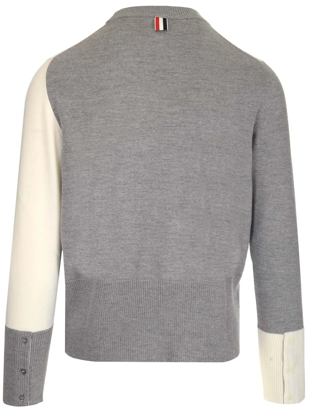 Thom BrownePanelled Knitted Sweater