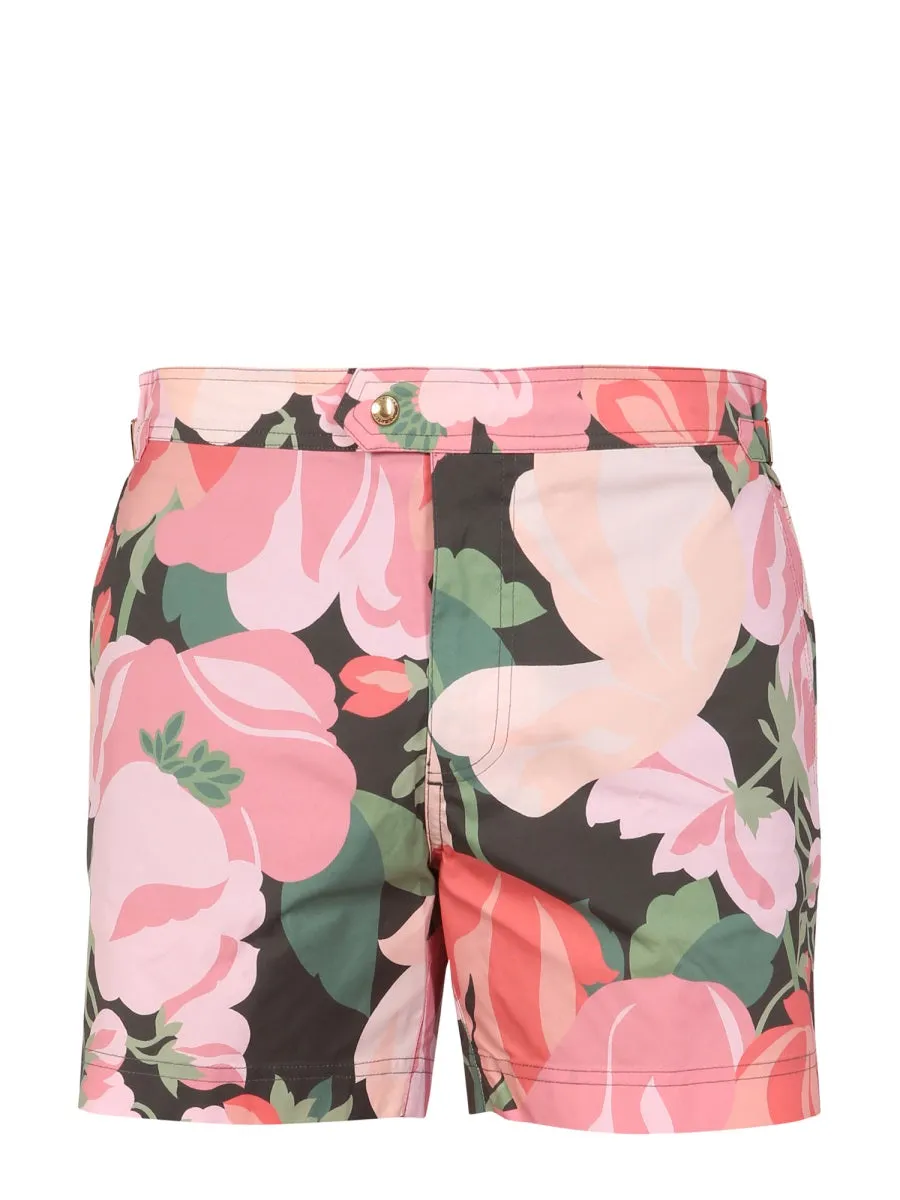 Tom Ford Floral Printed Swimming Trunks