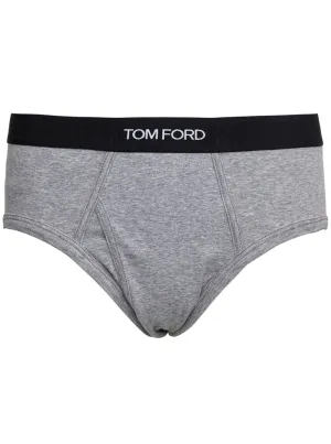 Tom Ford Logo Embroidered Briefs