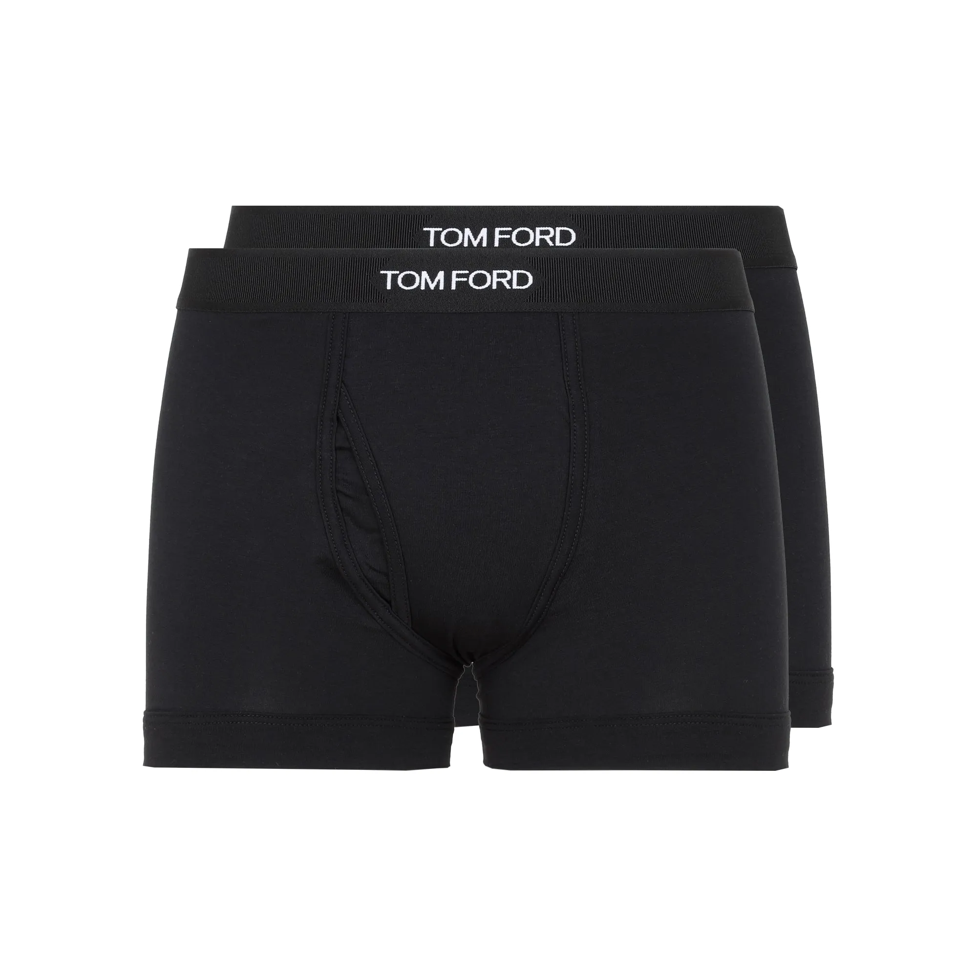 Tom Ford Logo Waistband Stretched Pack Of Two Briefs