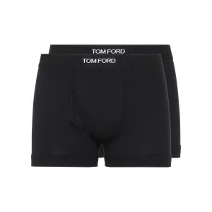Tom Ford Logo Waistband Stretched Pack Of Two Briefs