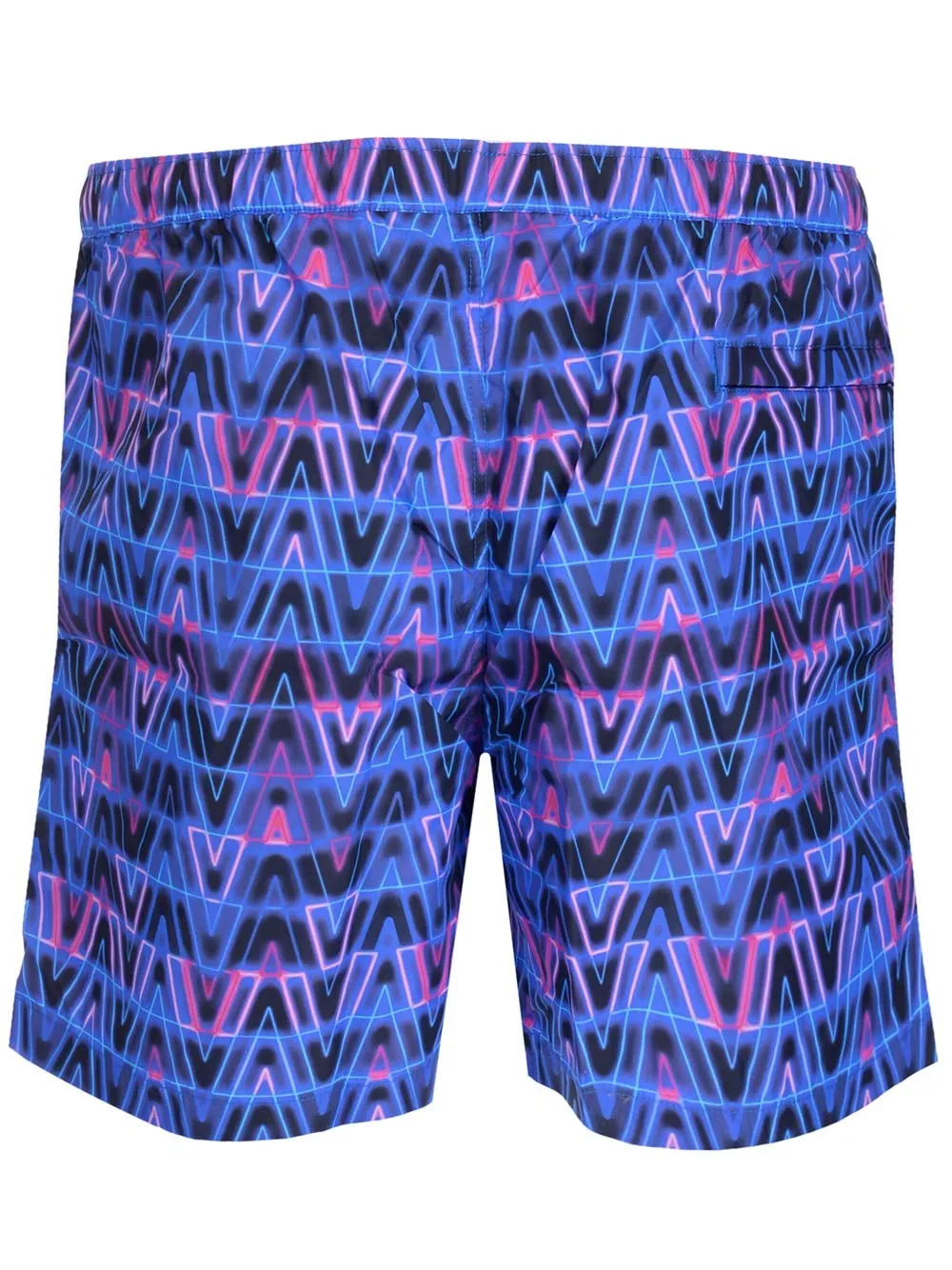Valentino All-Over Logo Printed Swim Shorts