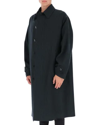 Valentino Buttoned Long-Sleeved Coat