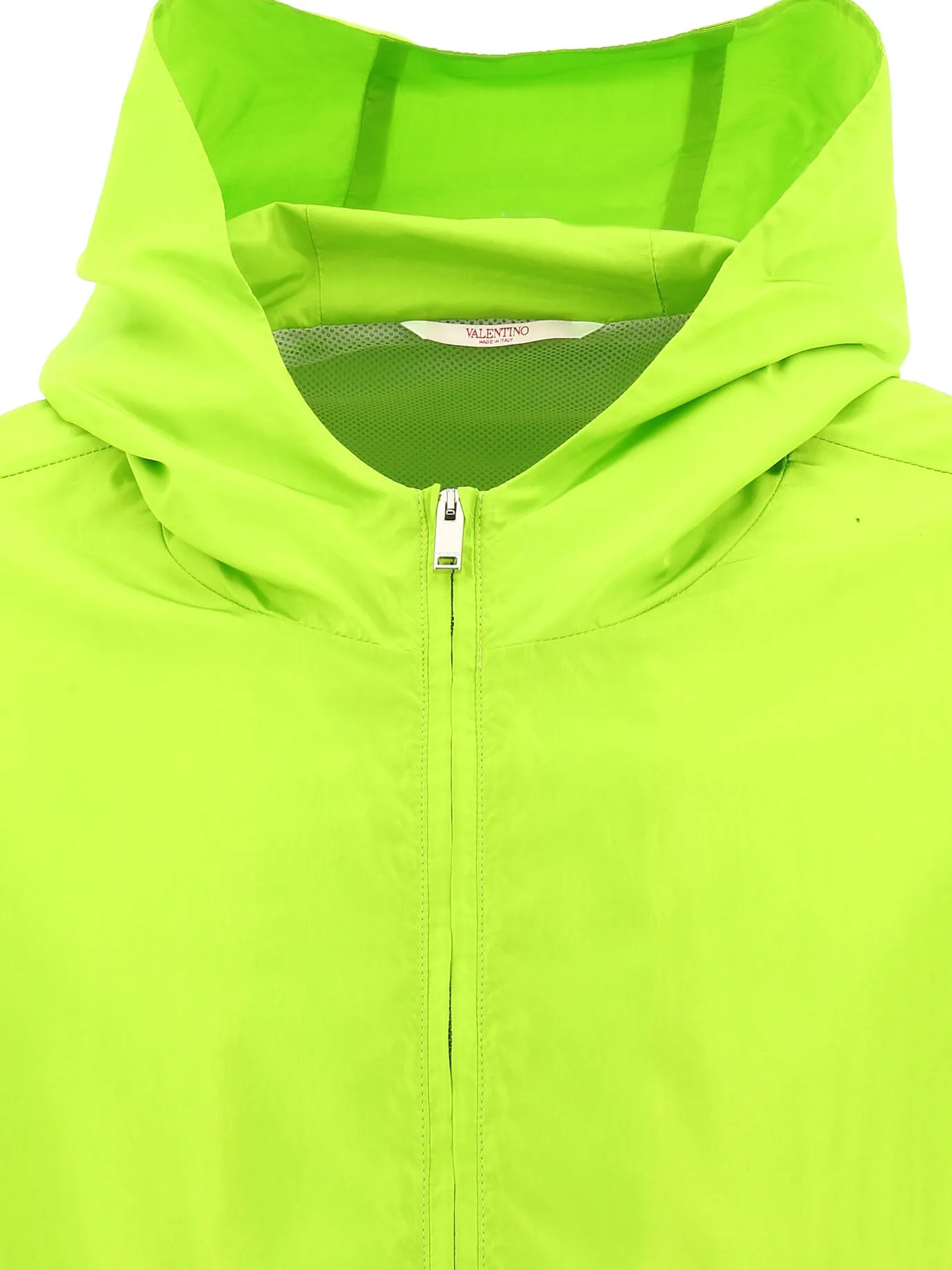 Valentino Half-Zipped Hooded Jacket