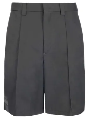 Valentino Logo Patch Bermuda Shorts
