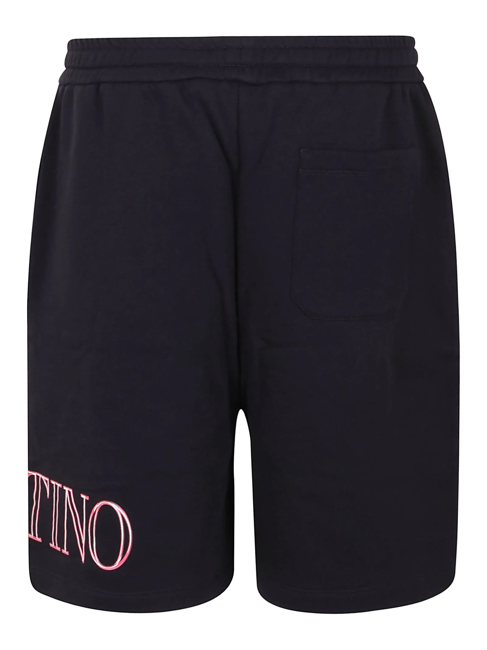 Valentino Logo Print Drawstring Shorts