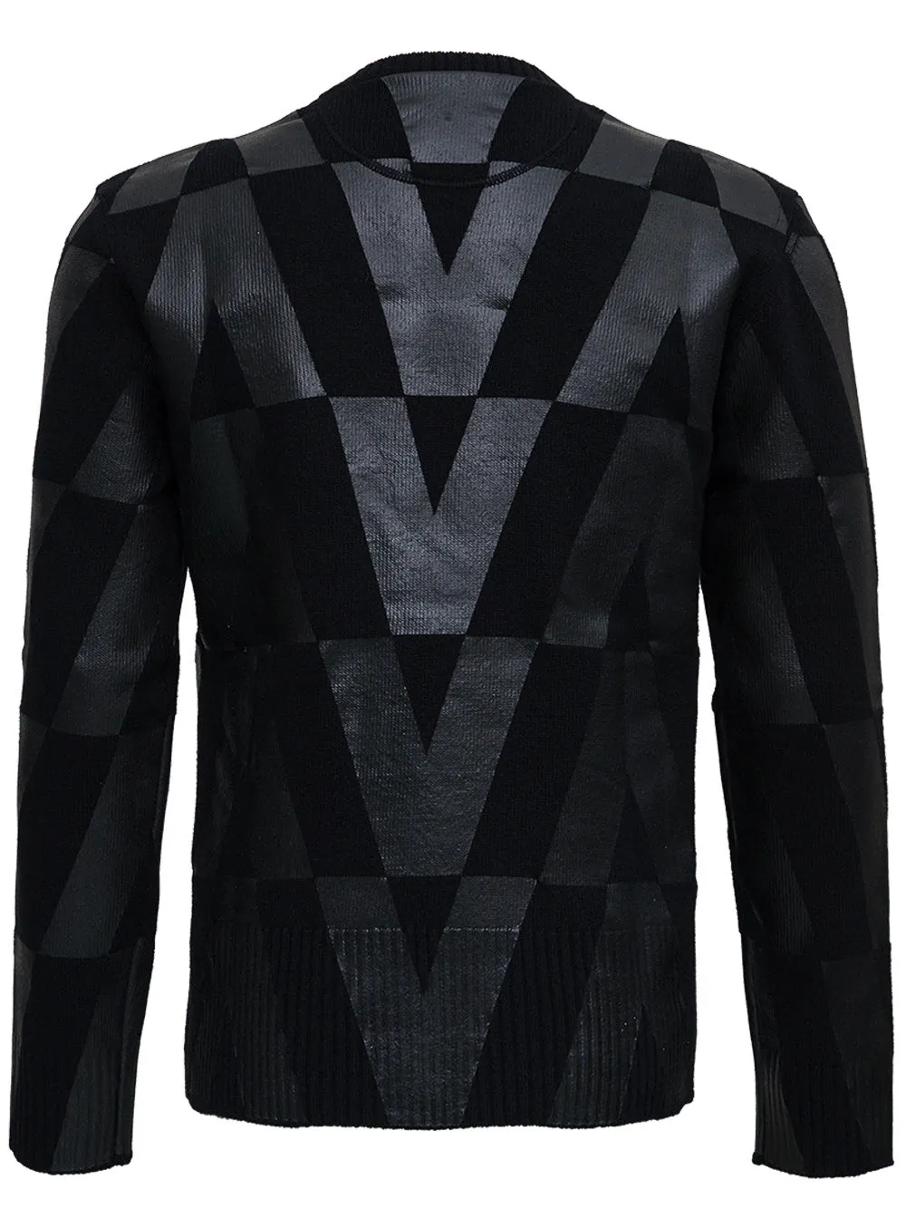 Valentino Macro Optical Crewneck Sweater