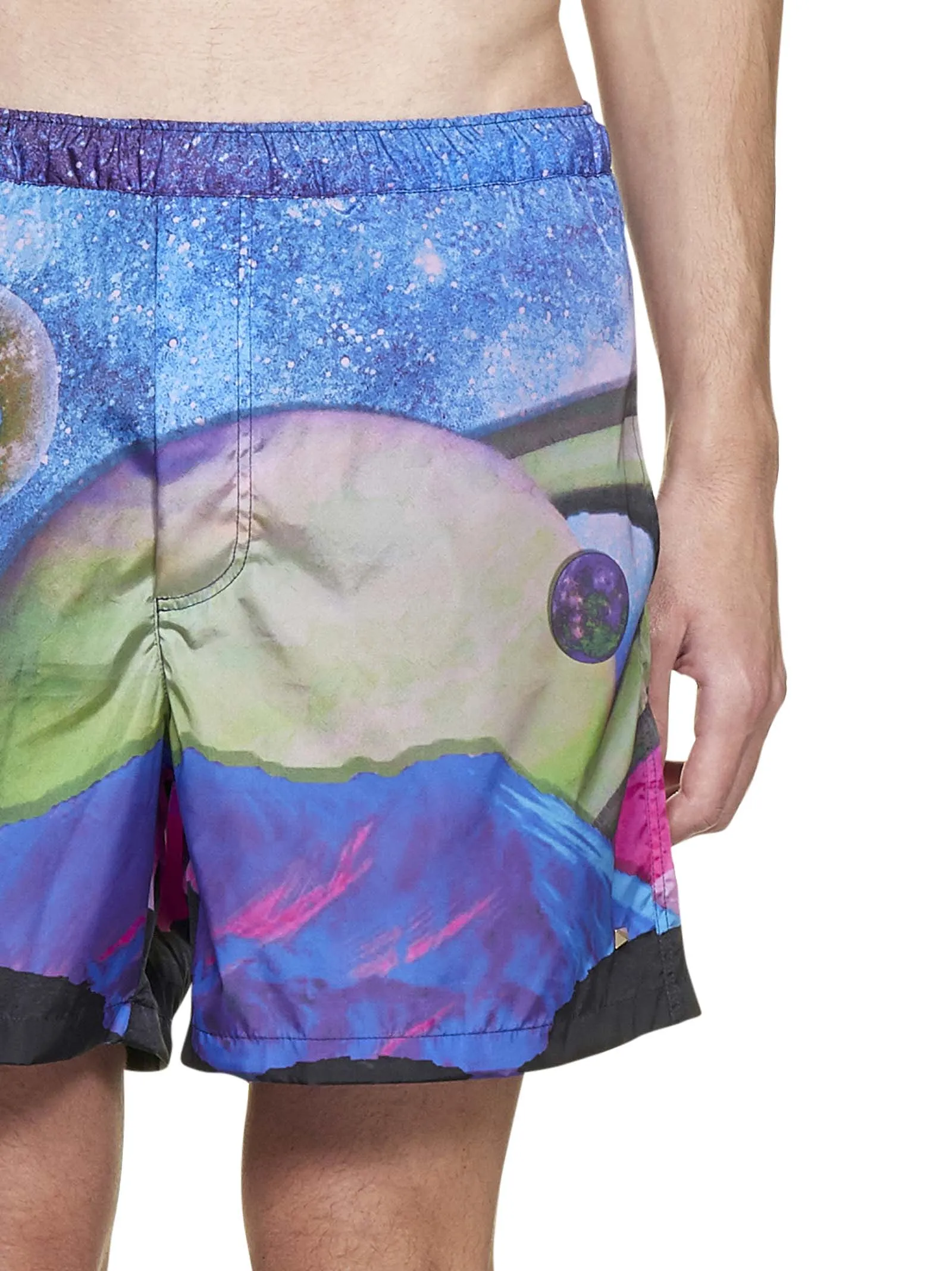 Valentino Neon Universe Swim Shorts