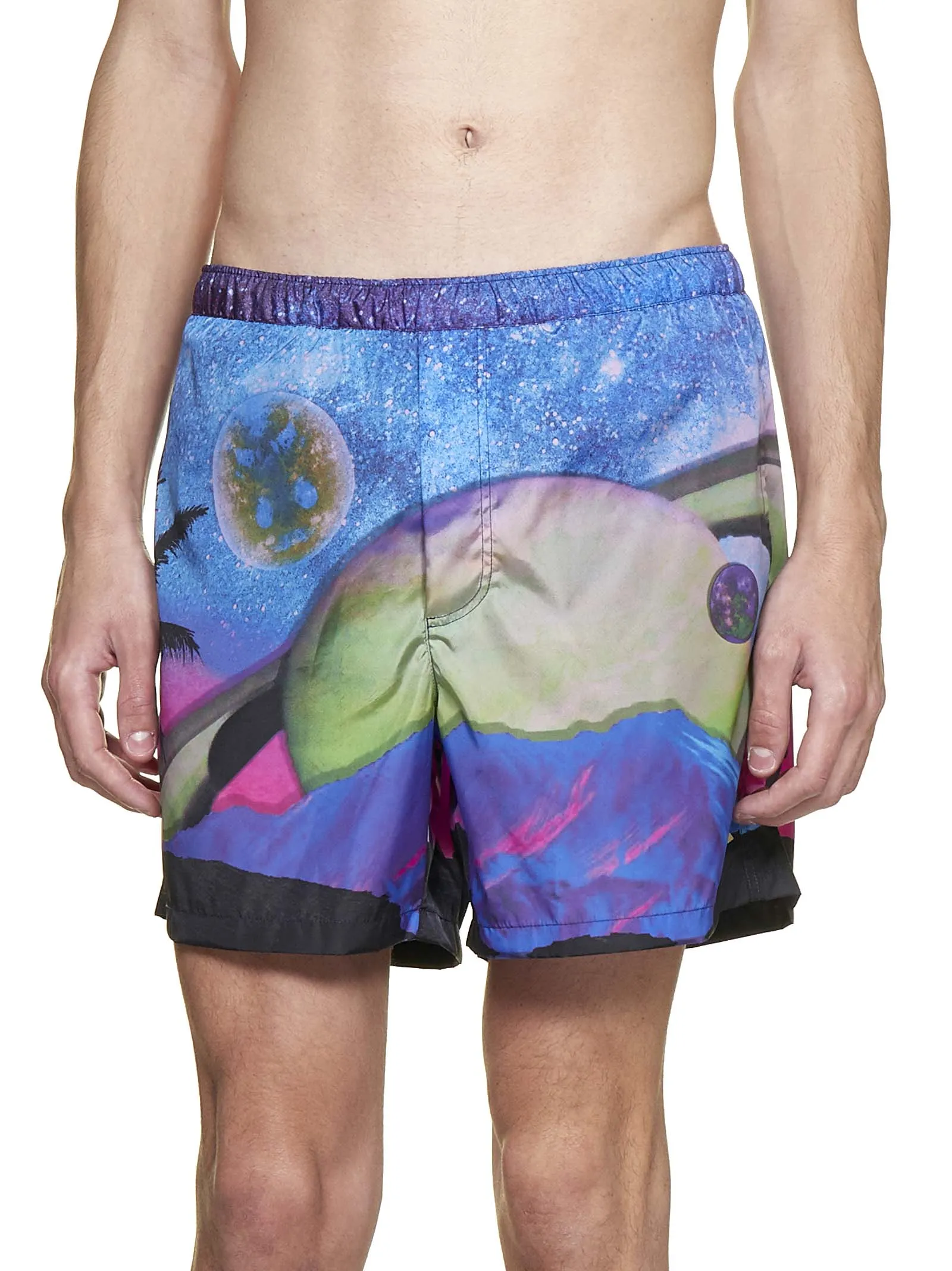 Valentino Neon Universe Swim Shorts
