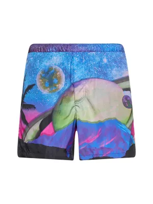 Valentino Neon Universe Swim Shorts