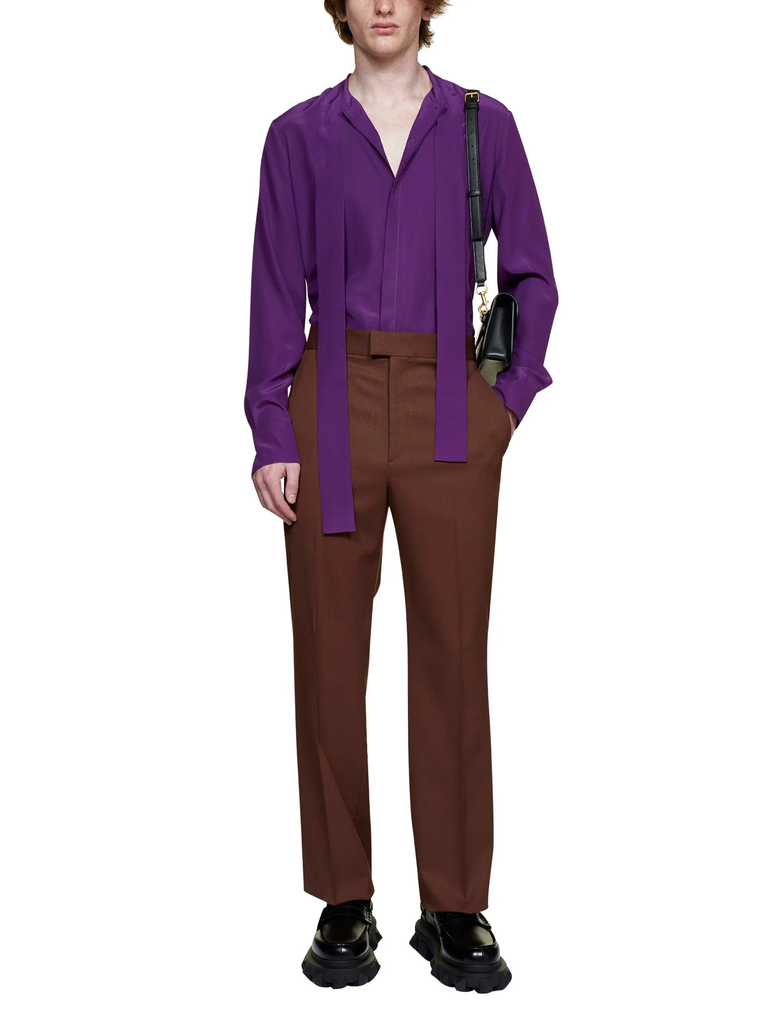 Valentino Straight Leg Tailored Pants