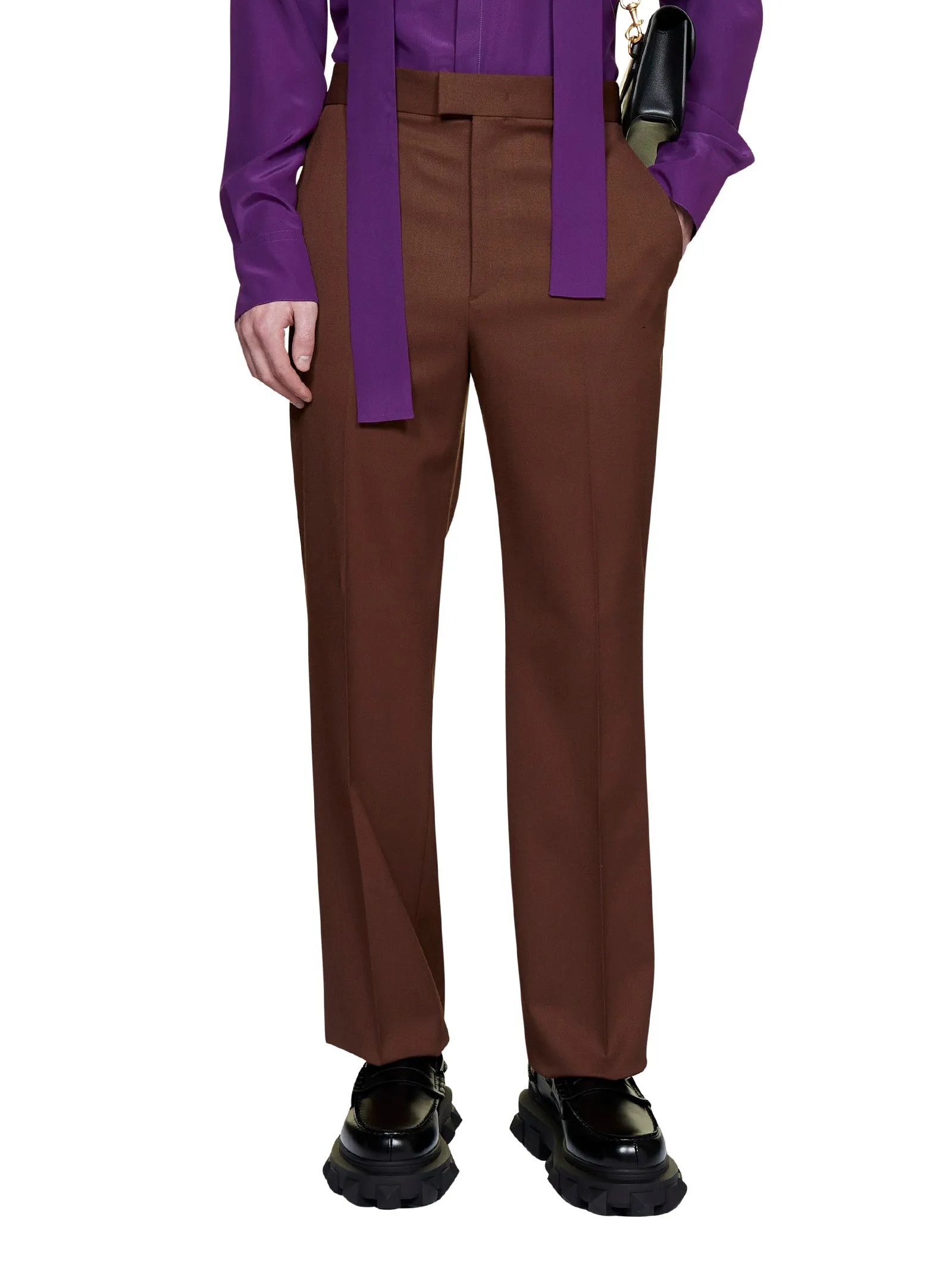Valentino Straight Leg Tailored Pants