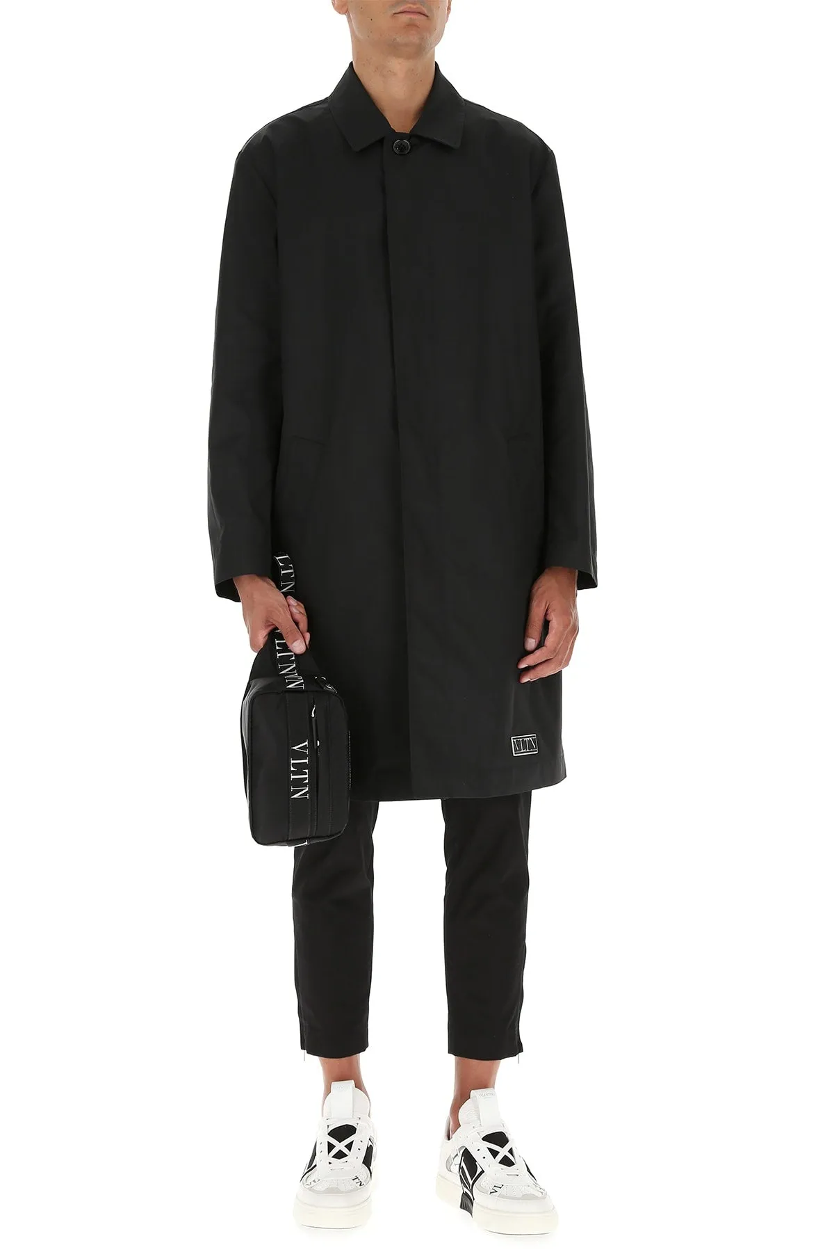 Valentino VLTN Tag Single Breasted Coat